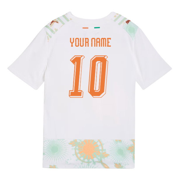 2026-2027 Ivory Coast Away Shirt (Kids) (Your Name)-SoccerKits Hub | Buy Soccer Jerseys Online